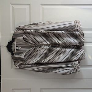 Studio 1940 - Women's Long-Sleeve Plus Size Button-Down Blouse - 22/24W - EUC